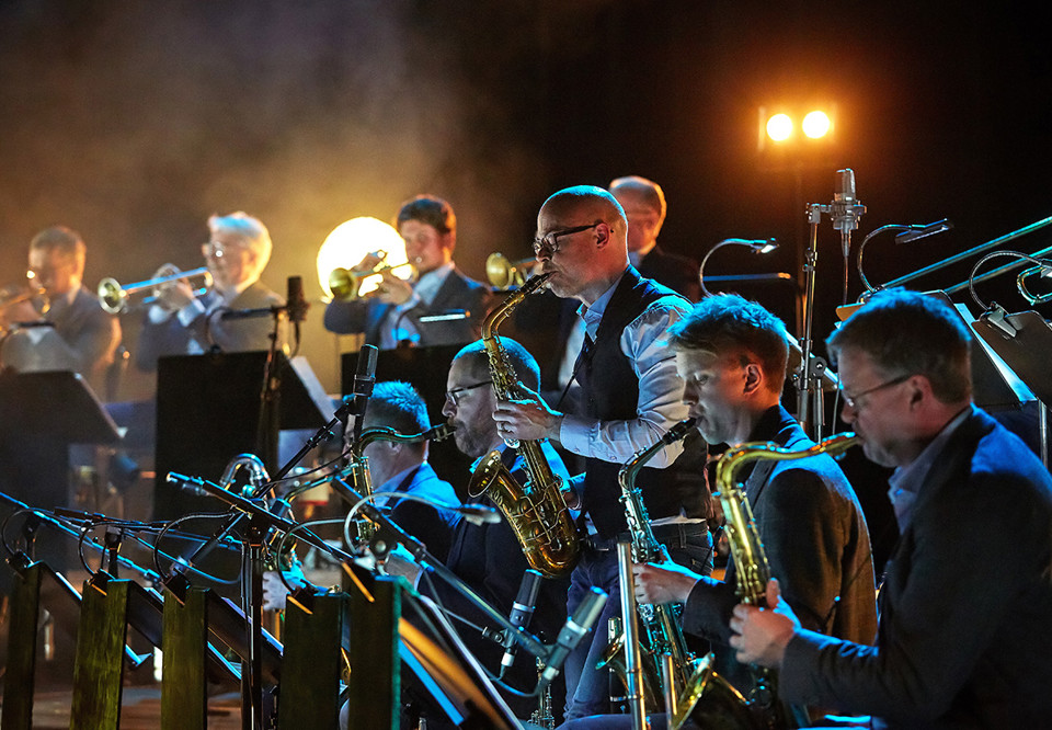 Storband jazz. Fotografi.
