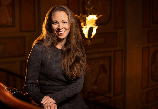 Woman smiling. Photo