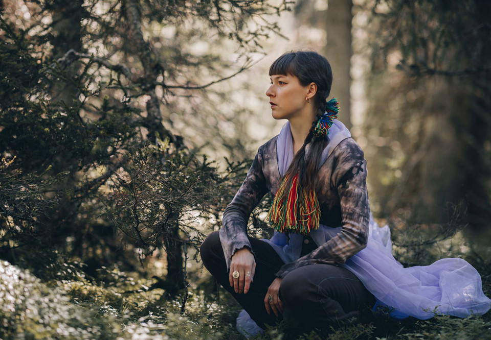 Närbild på kvinna. Fotografi.