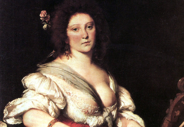 Painting of an old woman